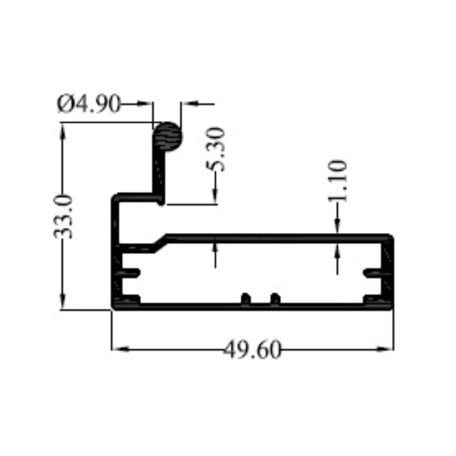 50mm Handle (3000 mm)